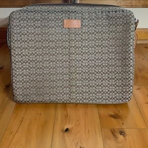Coach padded computer case